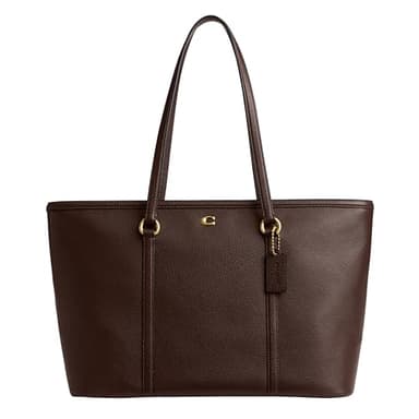 Coach Large Legacy Zip Tote, B4/Maple