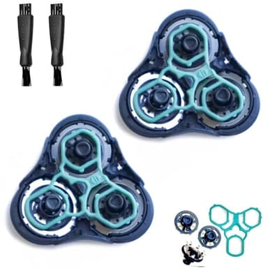 RQ11 Replacement Heads Compatible with Philips Norelco Sensotouch Replacement Blades Compatible with Qq11 Sensotouch 2D Electric Shaver 1100 Series,1150x, 1160x, 1170x 1180x,(2 Head)