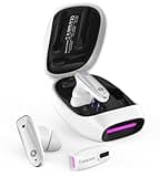 TRANSNOVO VR Wireless Gaming Earbuds 30ms Low Latency, 2.4GHz Wireless & Bluetooth Dual Connection, USB-C Dongle Included Compatible with Meta Quest 3,Quest 2, Quest Pro,PS5,PS4,Steam Deck, PC,Switch
