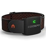 COOSPO HW9 Heart Rate Monitor Bluetooth ANT+ Armband with Accurate HR Zones/Calories Burned Data, HRM Optical Sensor for Fitness Training/Cycling/Running,Compatible with Peloton,DDP Yoga,Wahoo APP