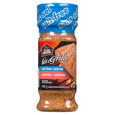 Club House La Grille, Grilling Made Easy, Salmon Seasoning, Salt-Free 140g/4.9oz