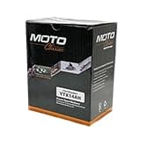 MotoClassic YTX14AH 12V 14Ah 230CCA Sealed AGM High Performance Replacement Battery - YTX14AH Battery - Replacement for Yuasa YTX14AH-BS, YB14-A2, YB14A-A1, YB14A-A2, YB14-B2 ATV/Motorcycle Batteries