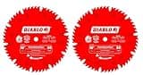 2 PACK Freud D1050X Diablo 10-Inch 50-tooth ATB Combination Saw Blade with 5/8-Inch Arbor and PermaShield Coating