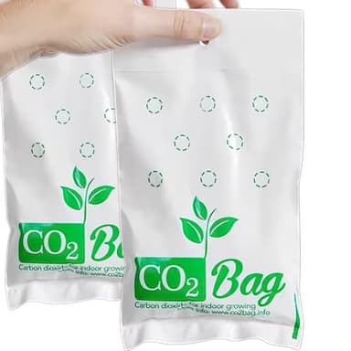 CO2BAG® M for Effective Growth | Improves Taste, Color & Yield | Compact & Maintenance-Free for Indoor Growing and Greenhouses. -2-Pack-