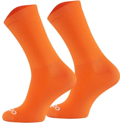 TODO Professional Cycling Socks - Breathable Bike Socks for Men and Women (Orange, 43-46)