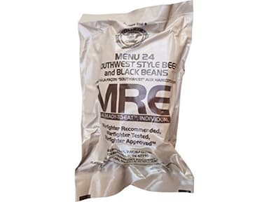 Ultimate 2018 US Military MRE Complete Meal Inspection Date January 2018 or Newer (SW Beef & Beans)