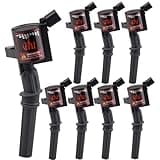 Set of 8 Ignition Coil Pack Compatible With Ford F150 F250 Explorer Lincoln Mercury 4.6L 5.4L V8 V10, Upgraded Coil Pack Compatible with DG508 DG457 DG472, Black