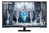 SAMSUNG 43" Odyssey Neo G7 Series 4K UHD Smart Gaming Monitor, 144Hz, 1ms, VESA Display HDR600, Quantum Matrix Technology, AMD FreeSync Premium Pro, LS43CG702NNXZA, 2023, Black