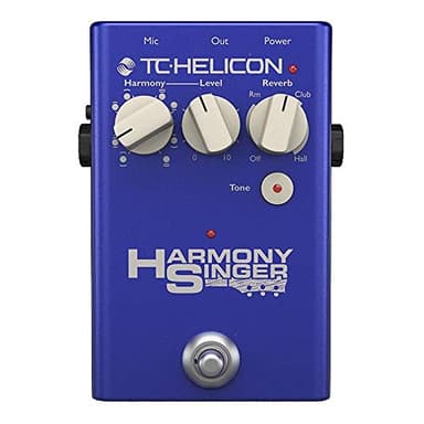 TC Helicon HARMONY SINGER Vocal Effects Stompbox with Guitar-Controlled Harmony, Reverb and Tone