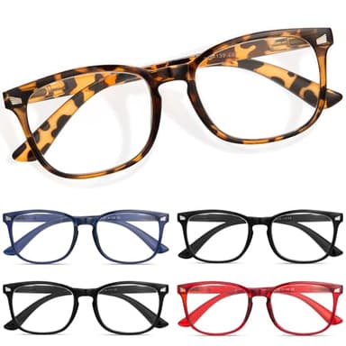 CCVOO Progressive Multifocal Reading, Blue Light Blocking, Unisex, Filter UV Ray/Glare Glasses (5 Pack C3 mix, 2.25)