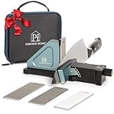 Rolling Knife Sharpener with Adjustable 10° to 40° Options and Adjustable Grinding Height, Knife Sharpener Kit, Roller Knife Sharpening System