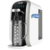 SimPure Y7T-BW-A Countertop Reverse Osmosis Water Filter, NSF/ANSI 58 Certified, 5 Stage RO Water Filtration System with Remineralization pH Balance, Water Purifier with Glass Pitcher, No Installation