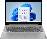 Lenovo 2022 Ideapad 3 Laptop, 15.6" HD Touchscreen, 11th Gen Intel Core i3-1115G4 Processor, 8GB DDR4 RAM, 256GB PCIe NVMe SSD, HDMI, Webcam, Wi-Fi 5, Bluetooth, Windows 11 Home, Platinum Grey