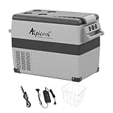 Alpicool CF45 Portable Fridge Freezer,12 Volt Car Refrigerator, 42 Quart (40 Liter) Fast Cooling 12V Car Fridge -4℉~68℉, Car Cooler, 12/24V DC and 100-240V AC for Outdoor, Camping, RV, Truck