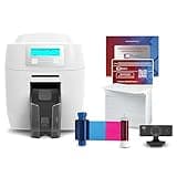 Bodno Magicard 300 Dual Sided ID Card Printer & Complete Supplies Package ID Software - Bronze Edition