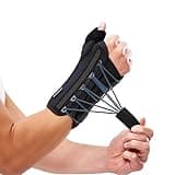 Comforband Quick-Strap Wrist & Thumb Spica Splint – Adjustable Support Brace for De Quervain's Tenosynovitis, Tendonitis, Arthritis, Sprains, and Fractures (S/M, Right Hand)
