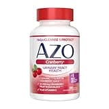 AZO Cranberry Supplement, Made with Concentrated Whole Fruit Cranberry Powder to Help Cleanse and Protect the Urinary Tract*, Sugar Free Cranberry Pills, Non-GMO, 100 Softgels