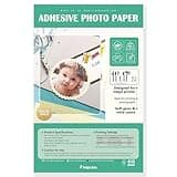 Pikapoka 11x17 Self Adhesive Photo Paper, A3 Glossy Photo Sticker for Inkjet Printer, 30 Pack, 115gsm (P1117SS115AG)