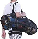 Bulex XXL Mesh Duffle Bag for Scuba Dive or Snorkel Gear, Extra Large Snorkeling Equipment Carry Bag, Ideal for Beach Pool Swimming Free Diving Kayak Spearfishing