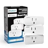 Sailsco Matter Smart Plug,Work with Apple Home/Alexa/Google Home,WiFi Smart Outlet 15A/1800W Max,Smart Home Automation with Remote Control,Timer&Schedule,FCC/ETL Certified,2.4G Wi-Fi Only,3 Pack