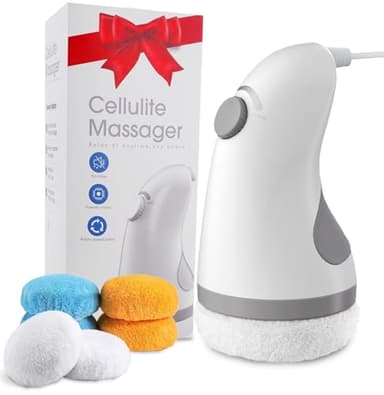 cotsoco Cellulite Massager, Body Sculptor for Belly Fat with 6 Skin Friendly Washable Pads Handheld Body Sculpting Machine for Belly, Waist, Butt Arms, Legs - Full Body Sculpting Massager at Home