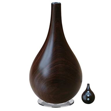 Objecto W4 Dark Grain Hybrid Humidifier with Matching Remote Control & Aroma Therapy Feature