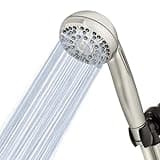 Waterpik High Pressure Hand Held Shower Head With Hose, PowerPulse Massage 6-Mode, Brushed Nickel XAS-649E