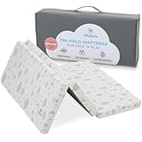 Waterproof Pack and Play Mattress Topper | 38" x 26" x 1.5" | Trifold Style - Breathable Soft Plush Foam - Portable Mattress Topper- Baby Foam Mattresses for Babies