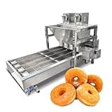 Kolice Commercial Large Capacity Automatic 4 Rows Doughnut Machine/Donut Making Machine- 500-1800 pcs/hour, 12 pcs of Molds, Timer and Temperature Control, Donut Dia. 2"-4.72"