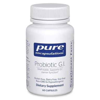 Pure Encapsulations Probiotic G.I. - Shelf Stable Probiotic for Intestinal Health & Gastrointestinal Support - with Lactobacillus & Bifidobacterium - 60 Capsules