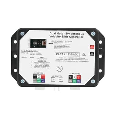 Nirakoka Dual Motor Synchronous Velocity Slide Controller - Replace Part #13398-D0 Controller V-Sync II, Compatible with Lippert in-Wall Slide-Out on RV