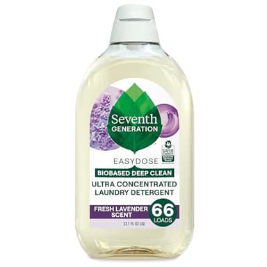 Seventh Generation EasyDose Laundry Detergent Fresh Lavender Ultra Concentrated Washing Detergent 23 oz