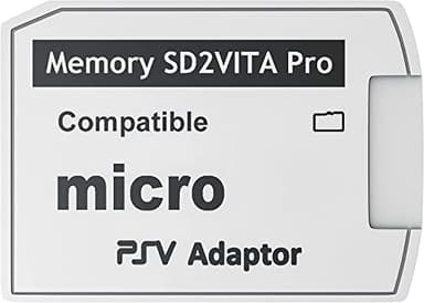 Skywin SD2Vita PS Vita Memory Card Adapter, Compatible with PS Vita 1000/2000 3.6 or PS Vita HENkaku System