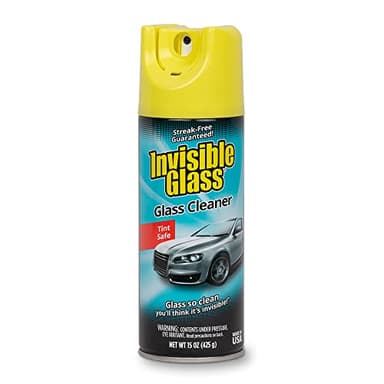 Invisible Glass 91163 Premium Aerosol Glass Cleaner Spray for Car Windshields and Windows, Automotive and Home Window Cleaner, Streak-Free, Ammonia-Free, Tint-Safe – 15 oz