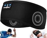MUSICOZY Sleep Headphones Bluetooth 5.4 Headband, Sports Wireless Earphones Sweat Resistant Earbuds Sleeping Headphone with Ultra-Thin HD Stereo Speaker for Workout Running Cool Gadgets Unique Gifts