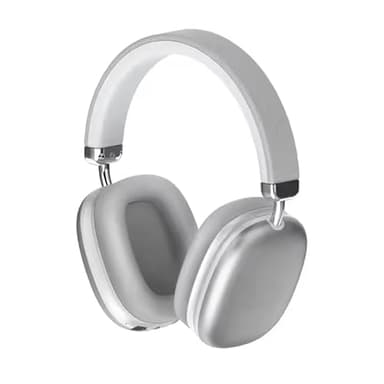 Wireless Bluetooth Headphones Active Noise Cancelling 42 Hours Playtime,Over-Ear Headphones with Microphones, HiFi Audio Adjustable for iPhone/Android(White)