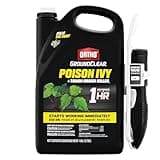 Ortho GroundClear Poison Ivy and Tough Brush Killer3 with Comfort Wand, Ready-To-Use Weed Killer with Results in 1 Hour, 1 gal.