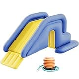 Pool Slide Inflatable Swimming Water Slide, Summer Swimming Pool Supplies Universal Trampoline Ladder Backyard Slide