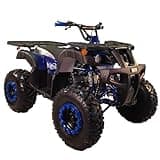 X-PRO 200 Utility ATV with Automatic Transmission w/Reverse,Big 23"/22" Wheels! (Blue)