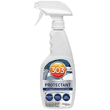 303 Products Marine Aerospace Protectant Spray – UV Protection, Repels Dust, Dirt, & Staining, Matte Finish, Restores Like-New Appearance, Outdoor Patio & Boat Cleaning Supplies 16 Fl. Oz.