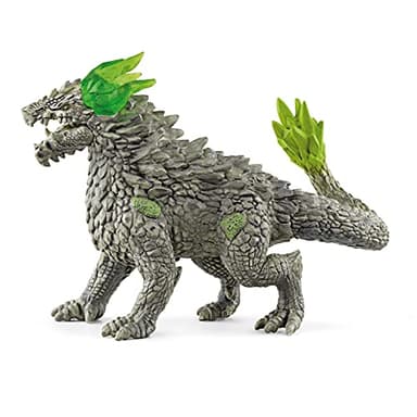 Schleich Eldrador Creatures - 7" Stone Dragon Figurine - Fun Fantasy Animal Figure for Imaginative Play for Boys and Girls - Durable Rock Beast Toy - Cool Monster Toys for Kids Ages 7+ | 70149
