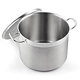 Cooks Standard Stockpots Stainless Steel, 20 Quart Professional Grade Stock Pot with Lid, Silver