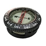 Scuba Choice Diving Compass Module - Glow in The Dark, Aluminum, 80M Max Depth, Portable, 25° Tilt, Compact & Durable - Reliable Underwater Navigation, Gear Divers, Marine Navigation Tool