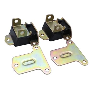 YUCHENSHLP 1 Pair Black Polyurethane Motor Engine Mounts Bracket for Small & Big Block Chevy SBC BBC 350