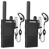 Baofeng T26 Walkie Talkies Long Range, Rechargeable Li-ion Battery 16 FRS Channel Two Way Radios with Earpieces for Adults, Handheld Mini Compact Walky Talky with Type-C Charging