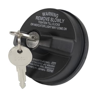 Xurkcinp Locking Gas Cap with 2 Keys, Lock Fuel Cap Compatible With Toyota Chevy GMC Honda Nissan 4Runner FJ Cruiser Highlander RAV4 Silverado Express Sierra Accord Altima, More 10504 77300-47020