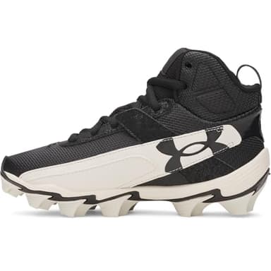 Under Armour Boys' Harper 10 RM JR, (001) Black/Stone/Black, 3, US