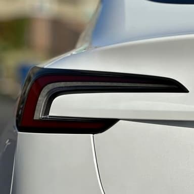 TWRAPS Tail Lights Smoke Tint PPF for Tesla Model 3 Highland 2024-2026, Medium Smoke (50% VLT), Tail Lamp Cover - Durable 8mil Paint Protection Film Guard Shield