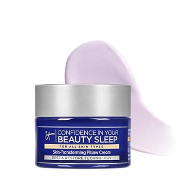 IT Cosmetics Confidence in Your Beauty Sleep - Anti-Aging Night Cream - Visibly Improves Fine Lines, Wrinkles, Dryness, Dullness & Loss of Firmness - With Hyaluronic Acid - 0.47 fl oz