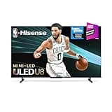 Hisense 100-Inch U8 Mini-LED ULED 4K UHD Google Smart TV (100U8K, 2023 Model) - QLED, Native 144Hz, 1500-Nit, Dolby Vision IQ, Full Array Local Dimming, Game Mode Pro, Alexa Compatibility (Renewed)